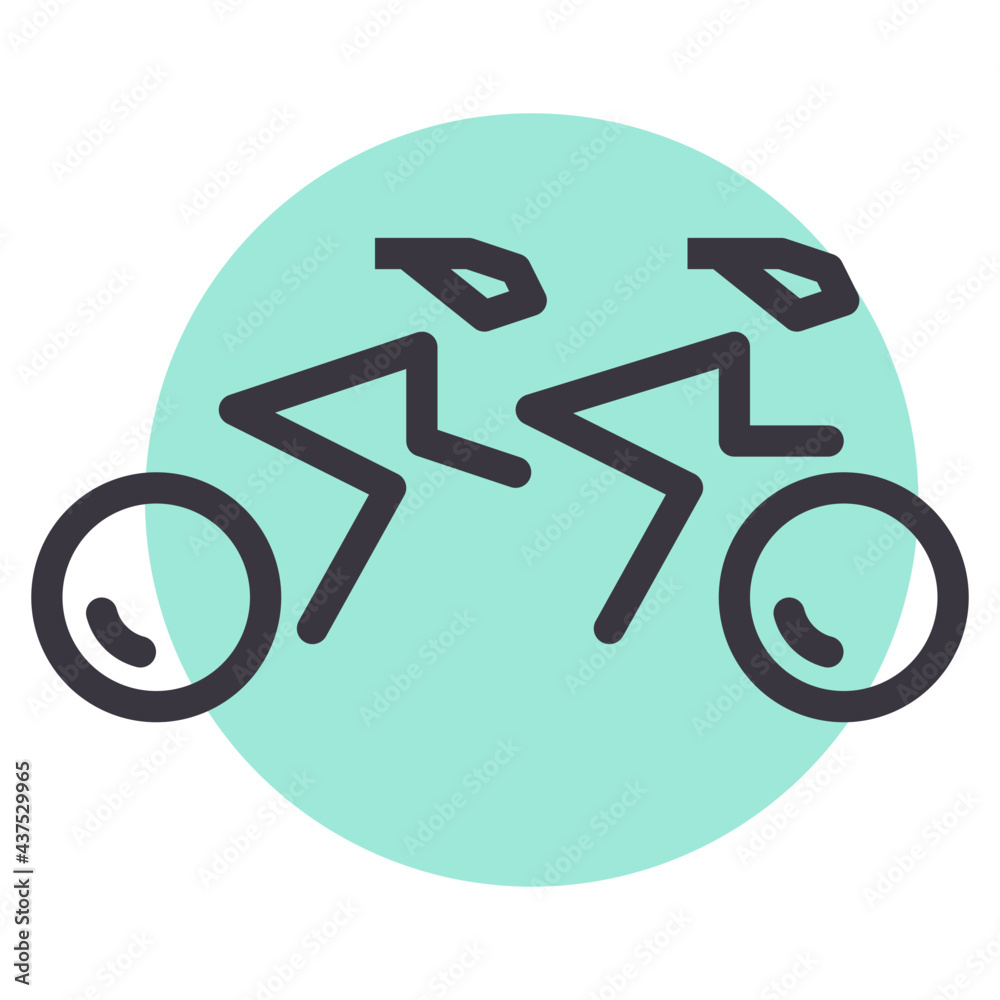 Track Cycling Icon Track Cycling Icon