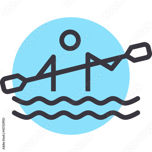Canoeing Icon