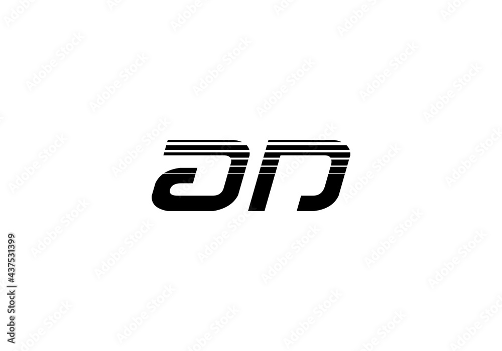 Obraz premium this is a latter AD logo icon