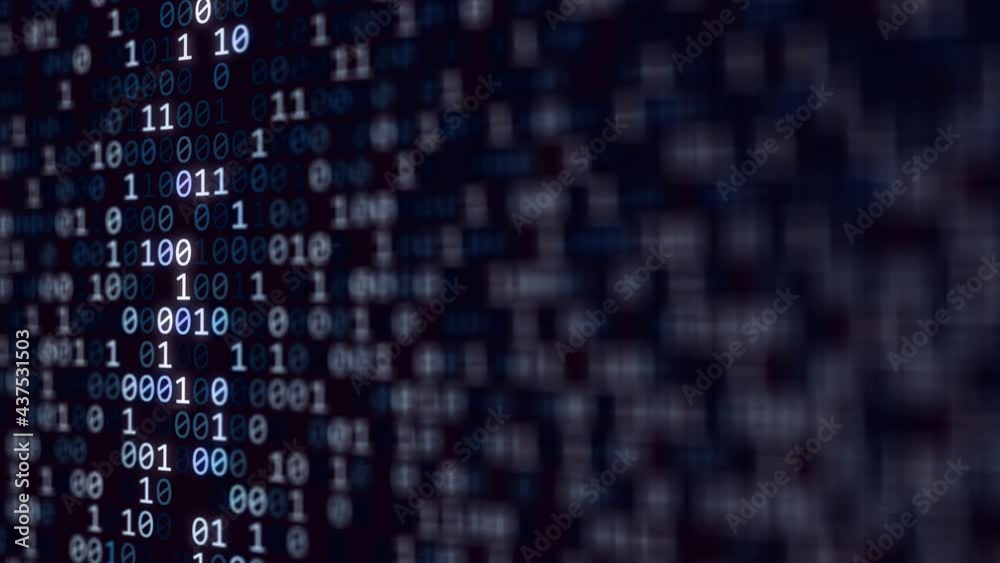 Binärcode Programmierung Digital Hintergrund