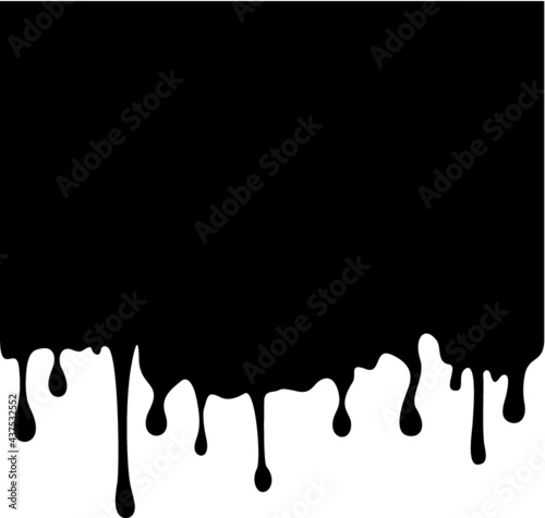 Vector illustration of the dripping background