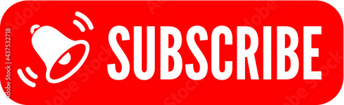 Vector illustration of the subscribe button