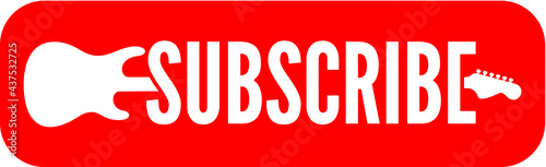 Vector illustration of the subscribe button