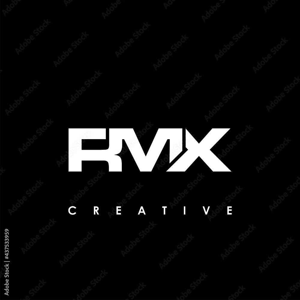 RMX Letter Initial Logo Design Template Vector Illustration RMX Letter Initial Logo Design Template Vector Illustration
