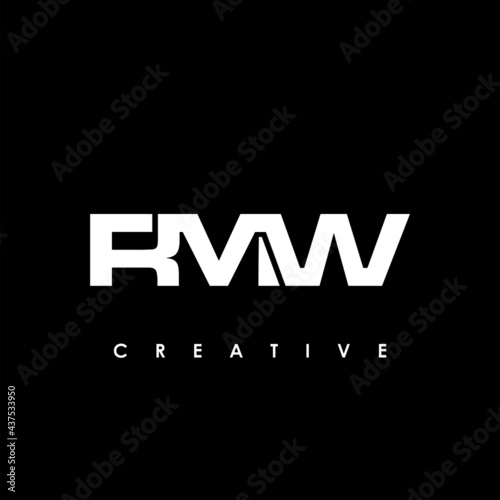 RMW Letter Initial Logo Design Template Vector Illustration