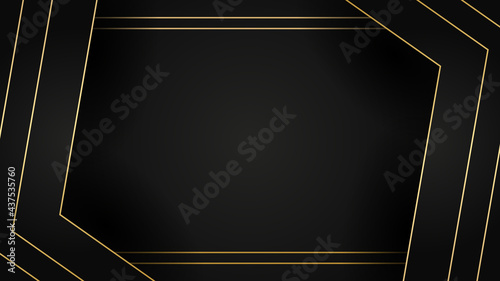 Black gold background