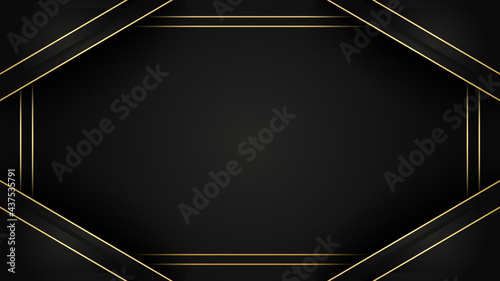 Black gold background