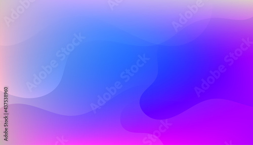 lovely blue vibrant fluid banner design