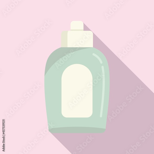 Softener bleach icon, flat style
