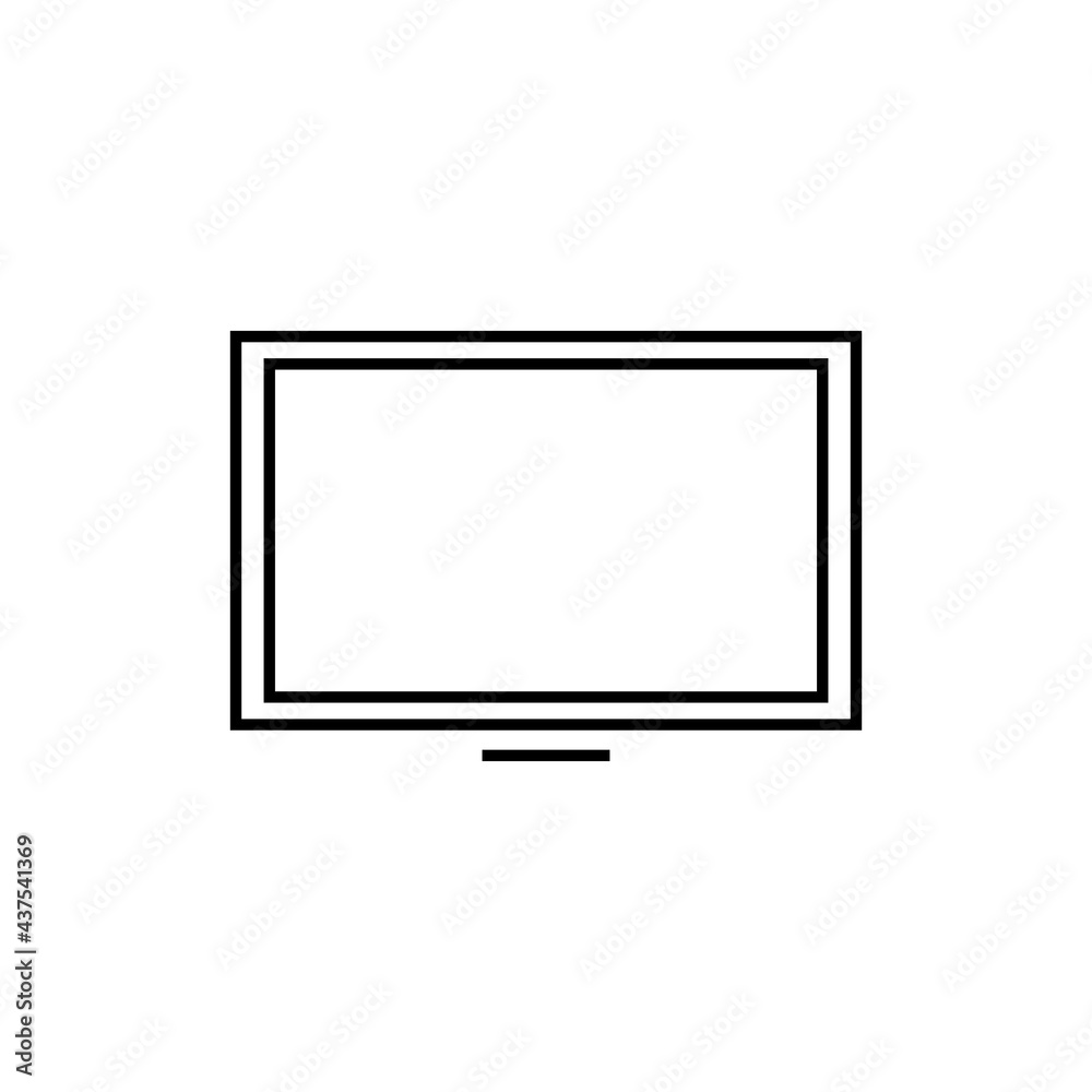 Monitor Icon Vector Monitor Icon Vector