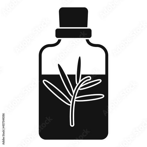 Essential oils perfume icon, simple style