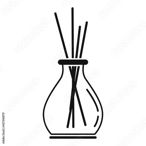 Natural diffuser icon, simple style