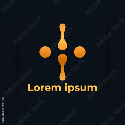 abstract luxury logo icon design template. monogram initials sign symbol. elegant jewelry frame icon logo design