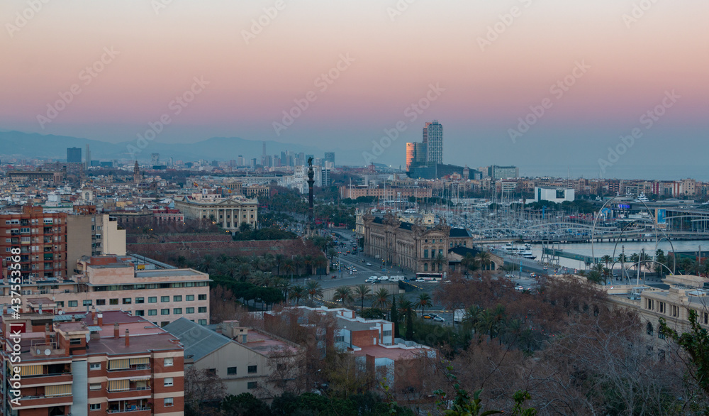 Barcelona Sunset