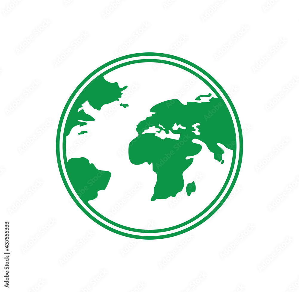 Globe map design illustration vector eps format , suitable for your design needs, logo, illustration, animation, etc.
