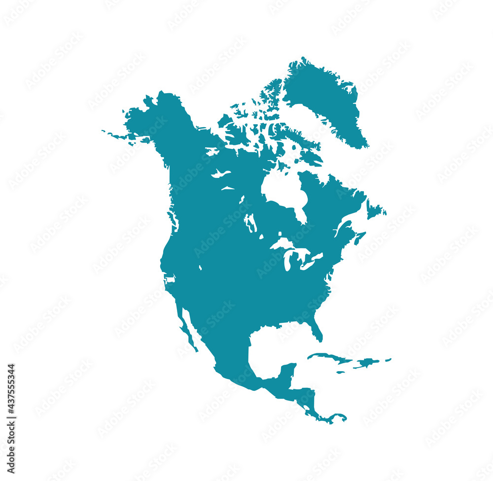 America island map design illustration vector eps format , suitable for your design needs, logo, illustration, animation, etc.