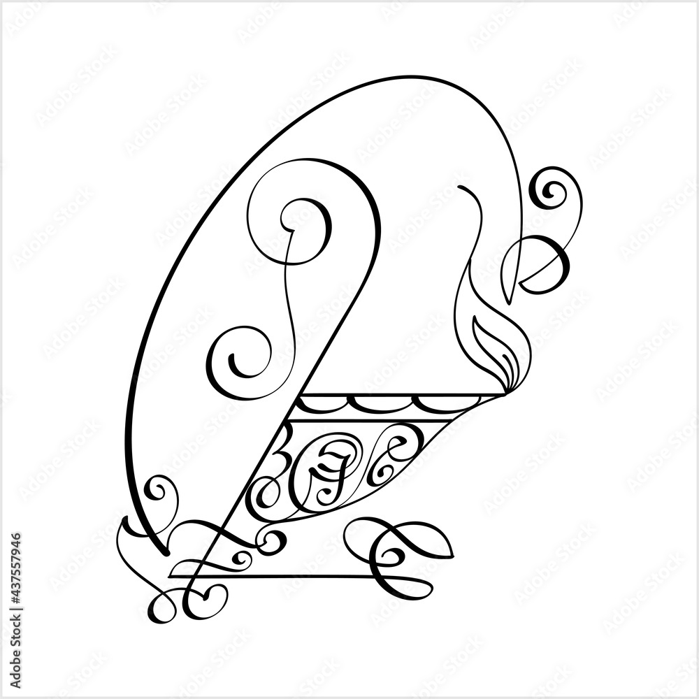 Diwali Diya Pen Ink Style M_2105005 Diwali Diya Pen Ink Style M_2105005