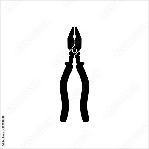 Pliers Icon, Hand Tool To Hold Objects Firmly