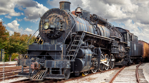 old steam locomotive train engine