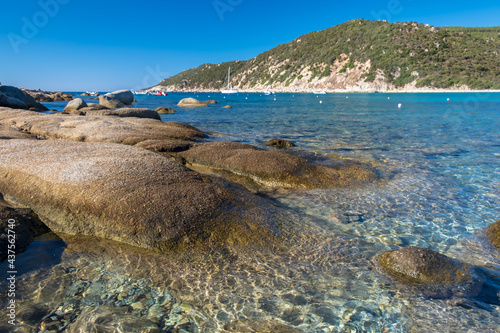 Fototapeta Naklejka Na Ścianę i Meble -  Cala Pira, Sardinia, in a summer day