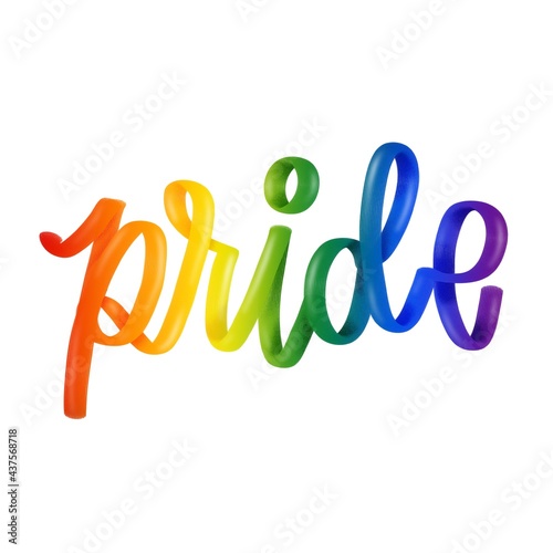LGBT pride pixel art on white background. template for poster, social network, banner, cards. word PRIDE for poster. LGBTQ love symbol background. Concept design.
