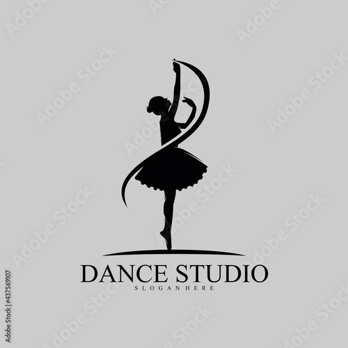 Dance Logo Designs Template photo