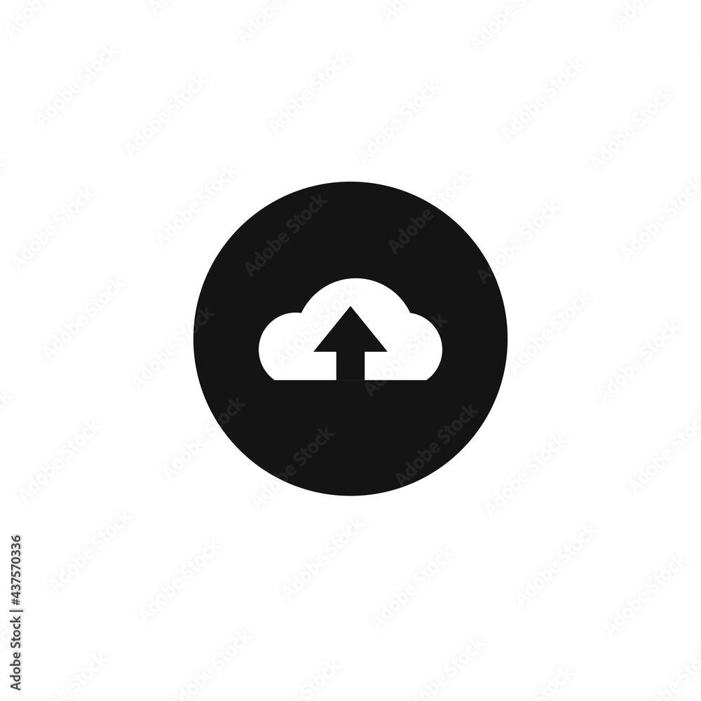 Cloud upload icon. Vector illustration for graphic design, Web, UI, app. Cloud upload icon. Vector illustration for graphic design, Web, UI, app.