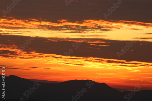 sunset in the mountains © Hanumantha