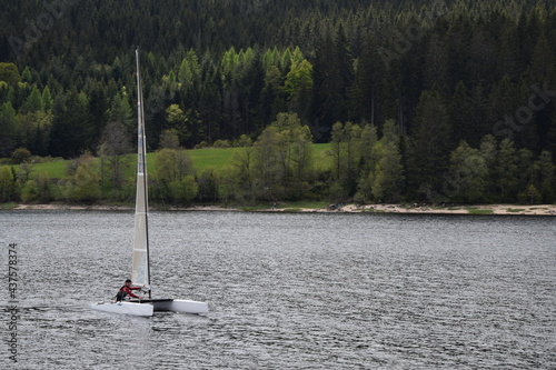 sailing at Schluchsee