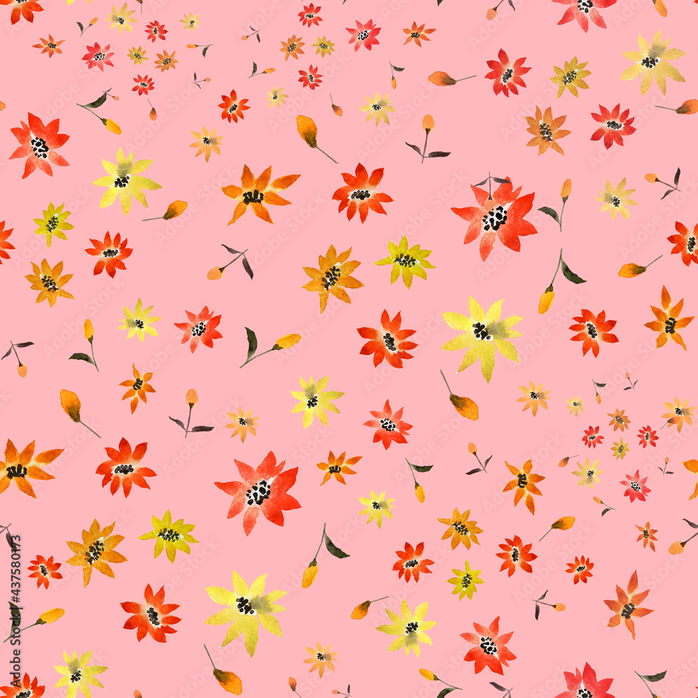seamless pattern abstracts floral composition seamless pattern abstracts floral composition