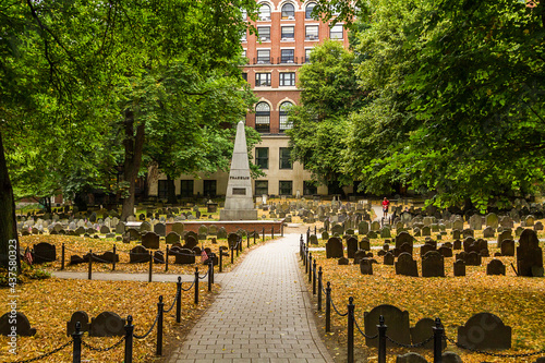 Granary Burying Ground in Boston photo