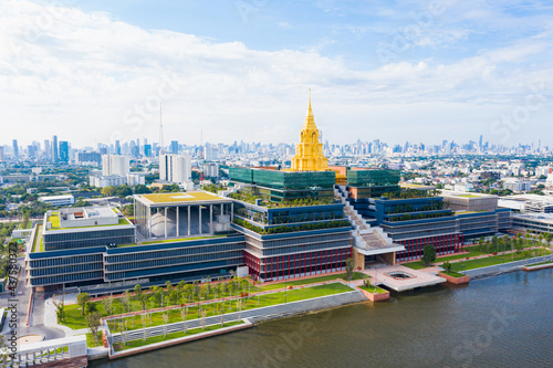 Photography Sappaya-Sapasathan (The Parliament of Thailand), Government office, Aerial top v