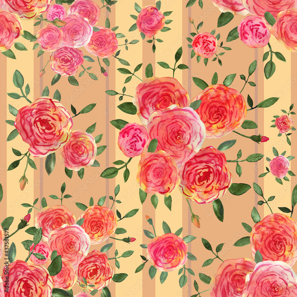 seamless pattern abstracts floral composition seamless pattern abstracts floral composition