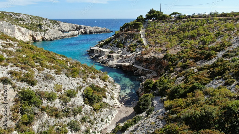 Porto Limnionas Beach in zakynthos greece Porto Limnionas Beach in zakynthos greece