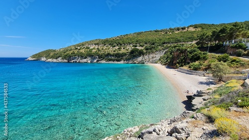 Makris Gialos Beach in zakynthos, greece © Michael