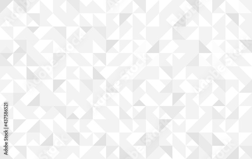 Abstract geometry triangle pattern white and gray background.vector illustration.