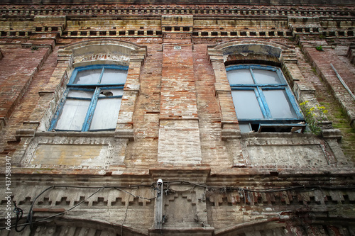 old building facade, Rasht, Iran photo