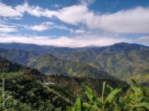 Landscape , mountains and sky