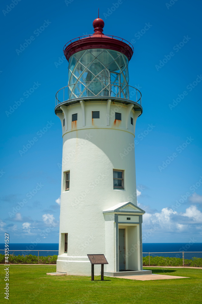 Kilauea Lighthouse, Kauai, Hawaii. Kīlauea Lighthouse is located on Kīlauea Point on the island of Kauaʻi, Hawaiʻi in the Kīlauea Point National Wildlife Refuge. A popular place for bird watching.