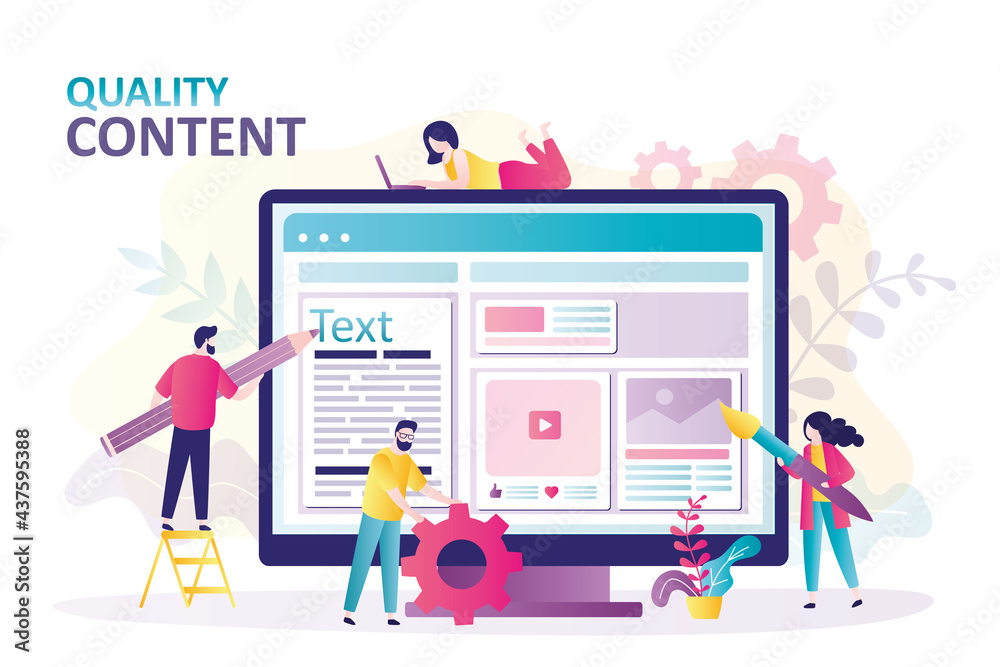 People create different quality content for social media. Copywriter with pencil writes articles for website or blogs People create different quality content for social media. Copywriter with pencil writes articles for website or blogs