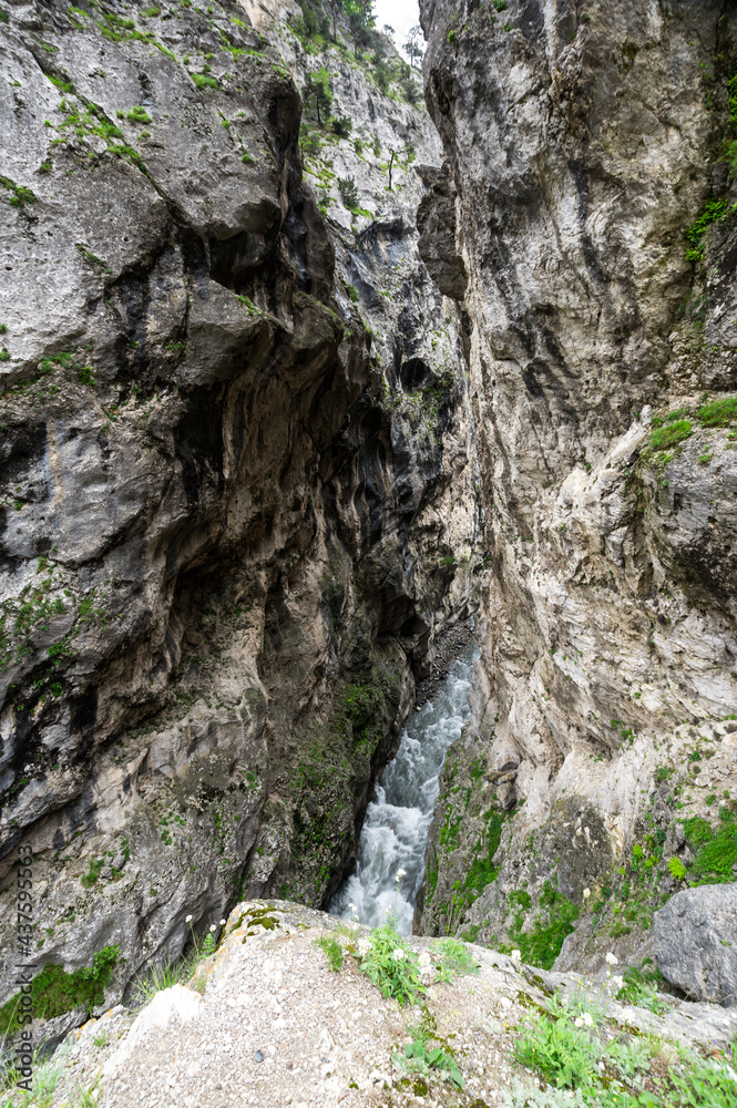 The Kurtatin Gorge in North Ossetia-Alania