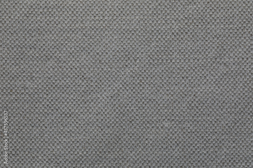 gray fabric background and texture with copy space, view from above