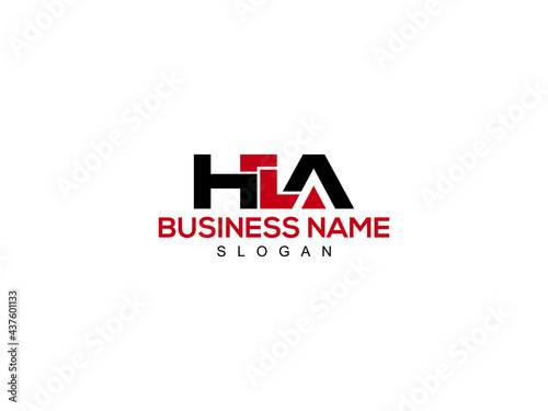 Letter HLA Logo Icon Design For Kind Of Use photo