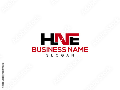 Letter HNE Logo Icon Design For Kind Of Use photo