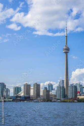 Photography The beautiful Toronto's skyline over Lake Ontario