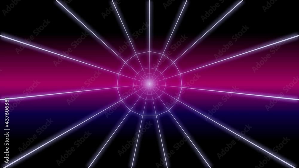 synthwave circle tunnel Retro Background 3d render synthwave circle tunnel Retro Background 3d render
