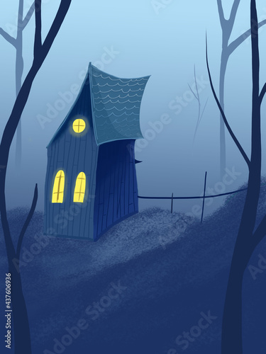 The house in the fog