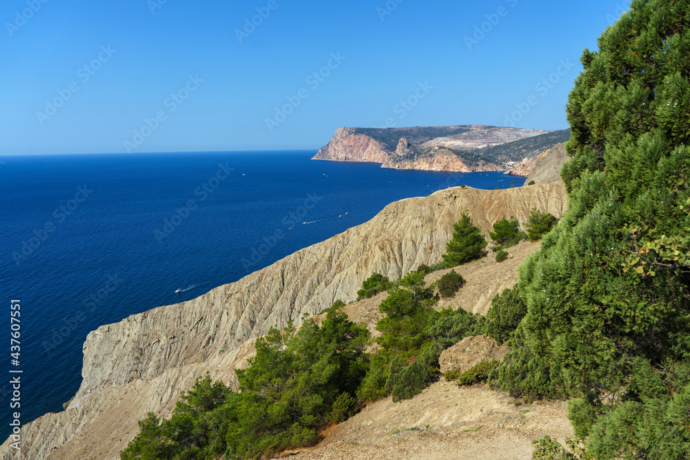 view of the Black Sea coast