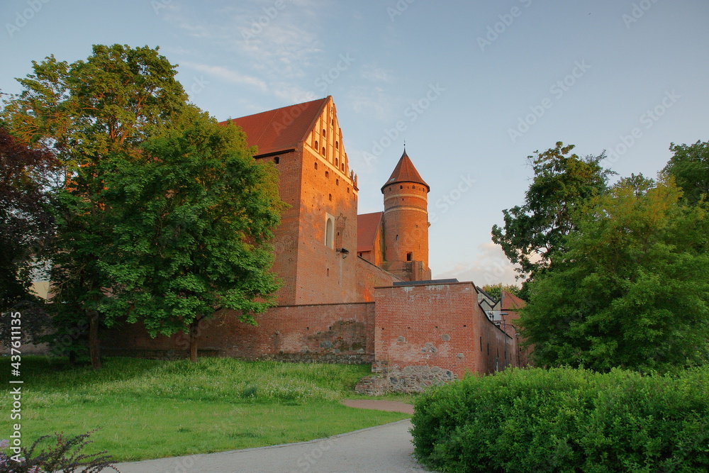 Olsztyn. Zamek Kapituły Warmińskiej. Polska - Mazury - Warmia.