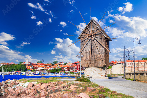 Obraz na płótnie Nesebar, Bulgaria - Ancient Mesembria, Black Sea coastline w salonie